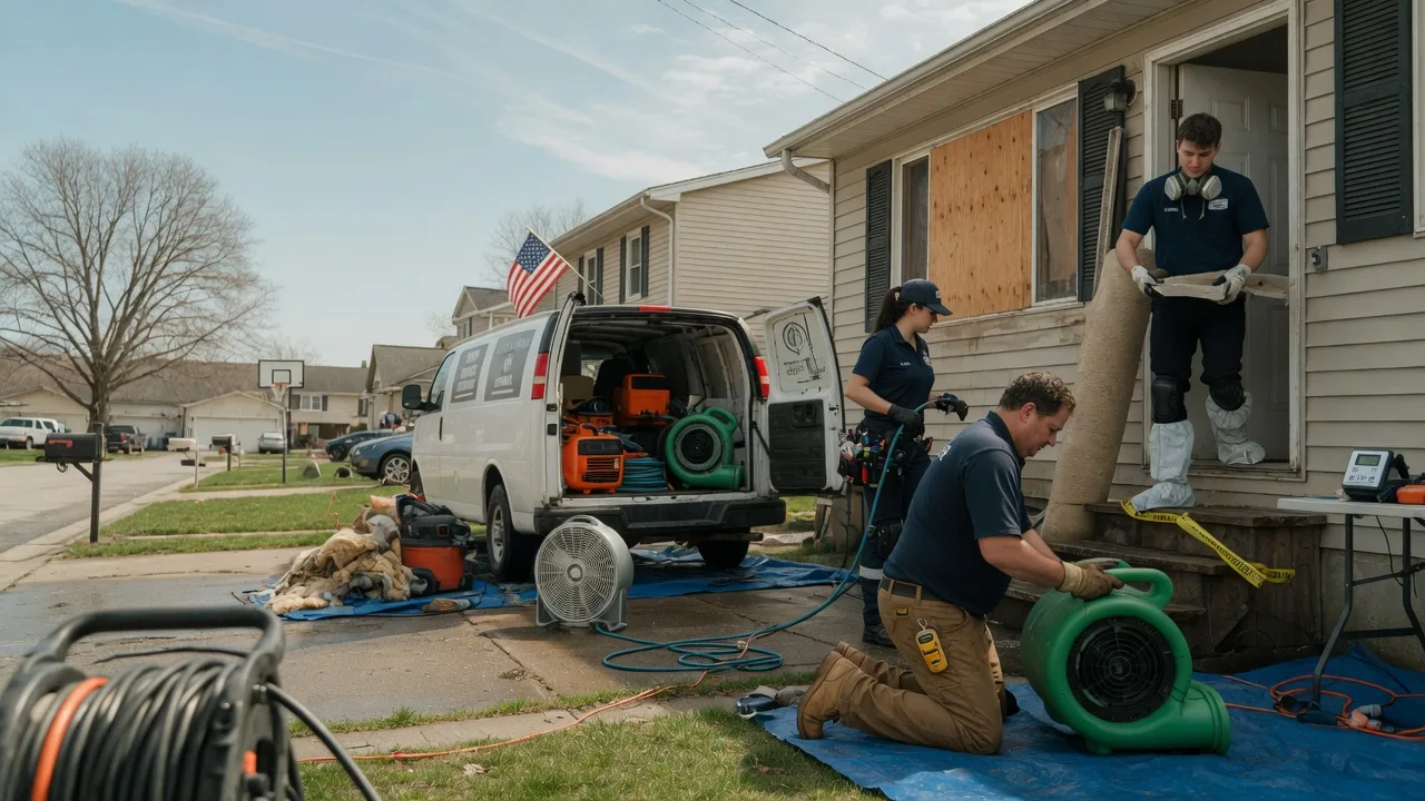 Water Damage Restoration in Velpen, IN near me